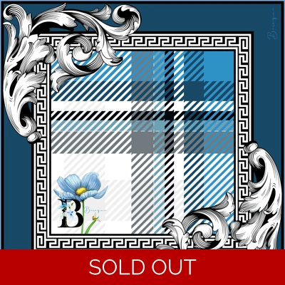 Tartan in Blue - LAST ONE